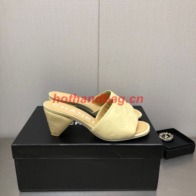 Chanel slipper heel height 6CM 91971-4