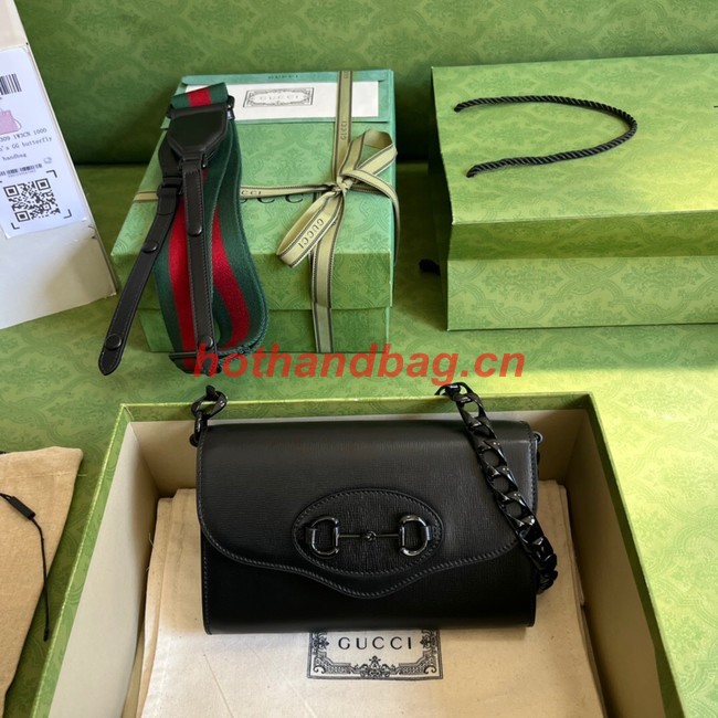 Gucci Horsebit 1955 mini bag 724713 Black