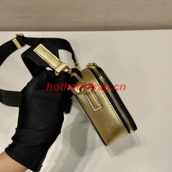 Prada Brique Saffiano leather bag 2VH070 gold