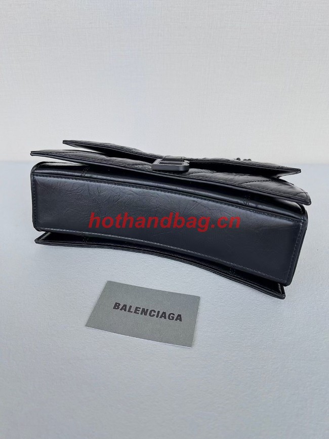 Balenciaga HOURGLASS Wallet With Chain 92885 BLACK