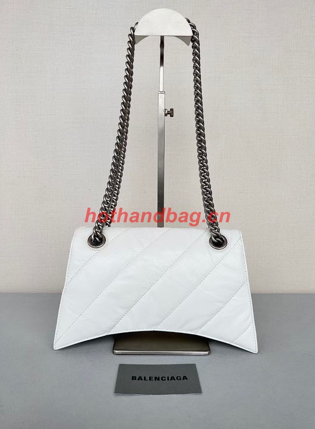 Balenciaga HOURGLASS Wallet With Chain 92885 WHITE