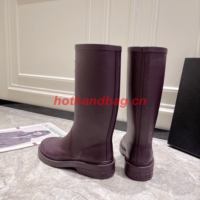 Chanel rain boot 92014-4