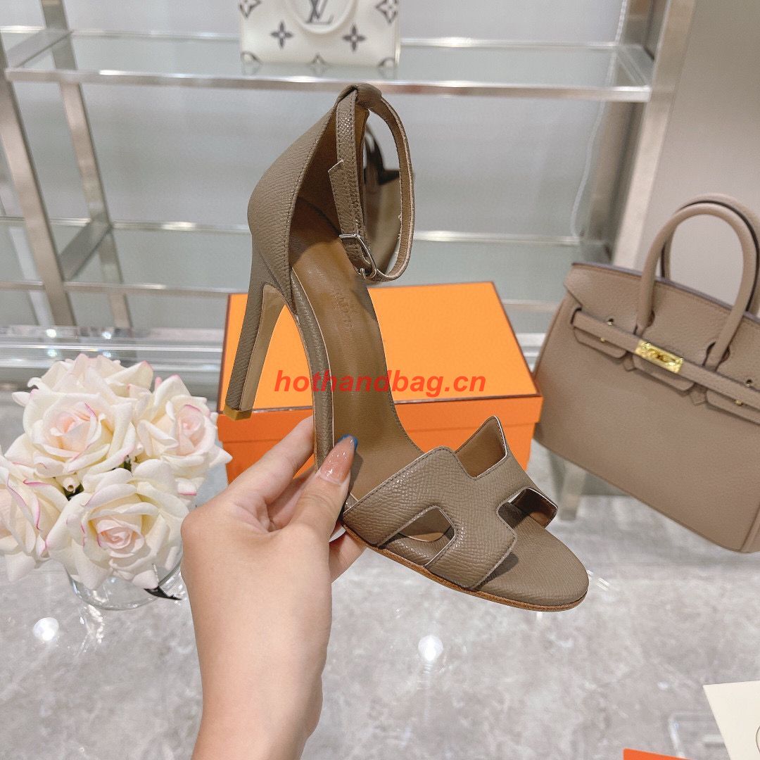 Hermes SANDAL Shoes HMS72301 Elephant Gray