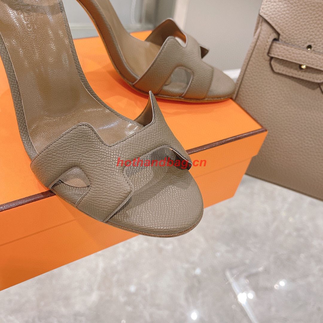 Hermes SANDAL Shoes HMS72301 Elephant Gray