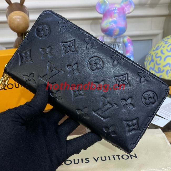 Louis Vuitton ZIPPY WALLET M81510 Black