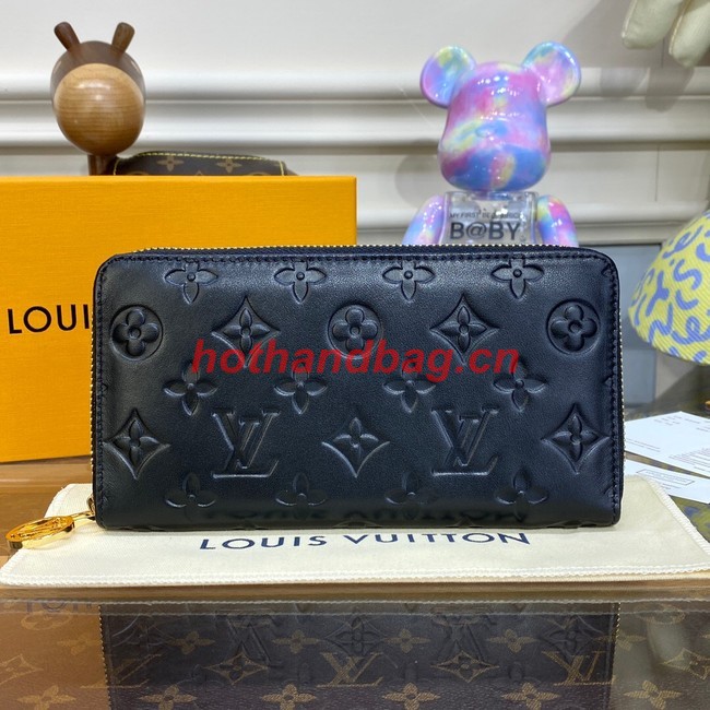 Louis Vuitton ZIPPY WALLET M81510 Black