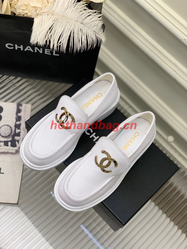 Chanel Calfskin LOAFERS heel height 5.5CM 92039-1