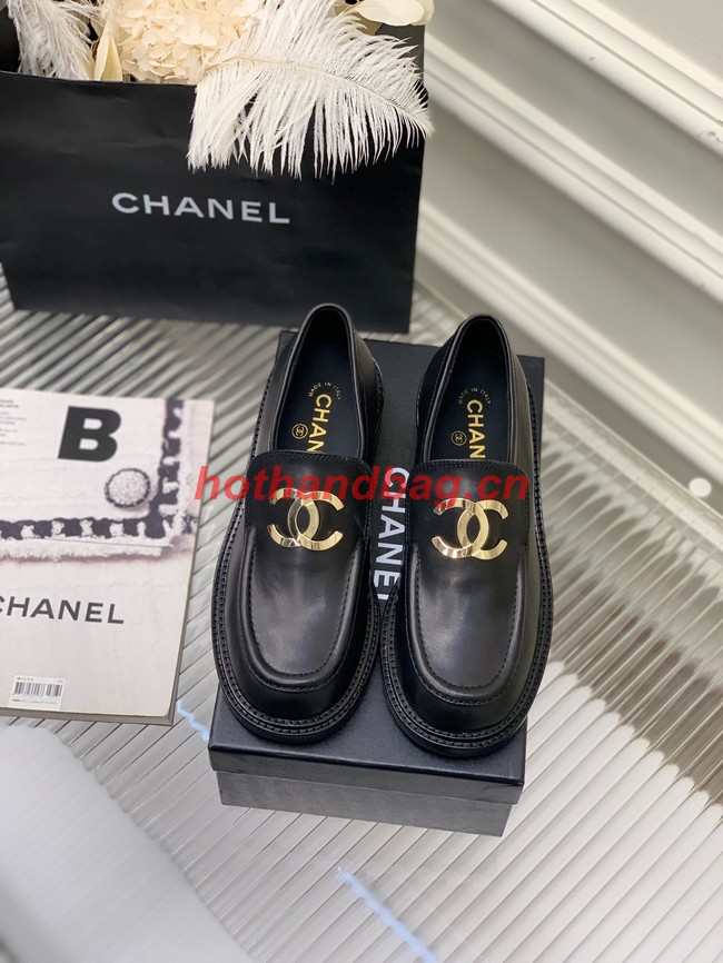 Chanel Calfskin LOAFERS heel height 5.5CM 92039-3