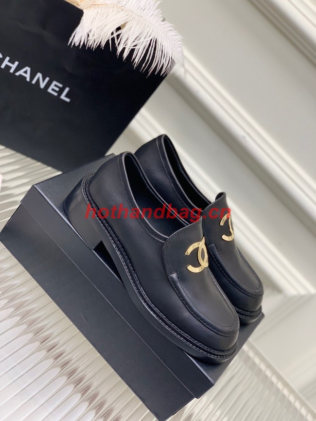 Chanel Calfskin LOAFERS heel height 5.5CM 92039-3