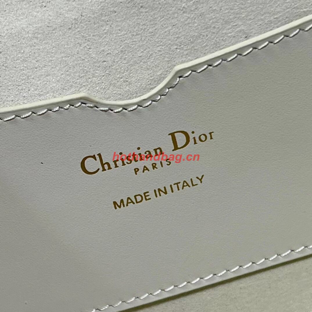 Dior 30 MONTAIGNE AVENUE BAG Dusty Box Calfskin M9260 Ivory