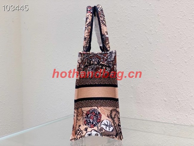 SMALL DIOR BOOK TOTE Embroidery M1265ZR