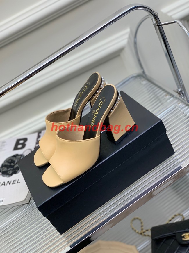 Chanel slippers heel height 8CM 92102-8