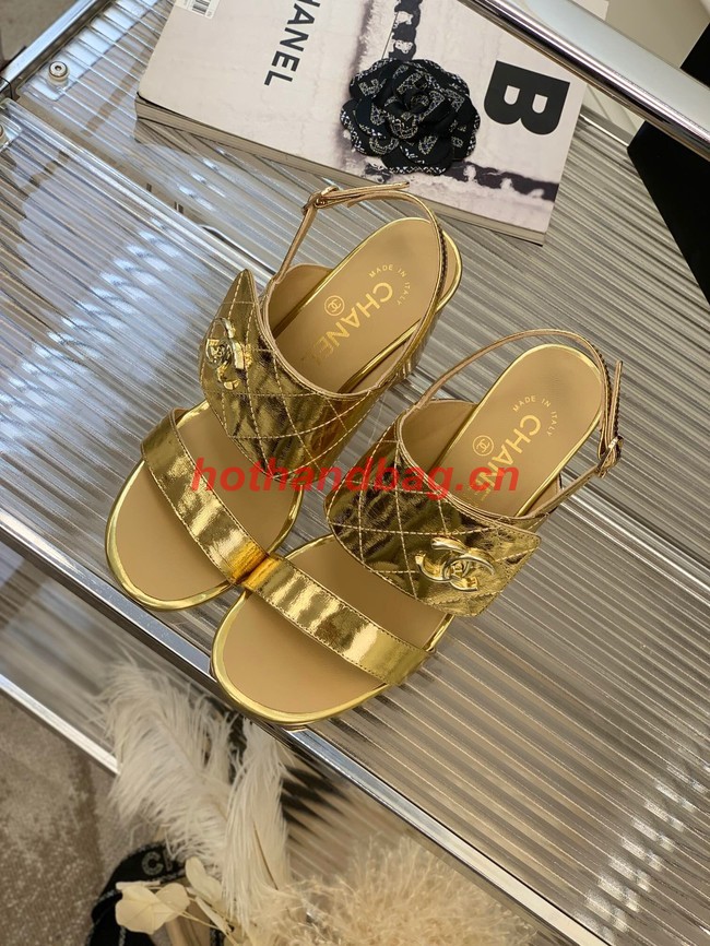 Chanel sandal heel height 8CM 92136-1