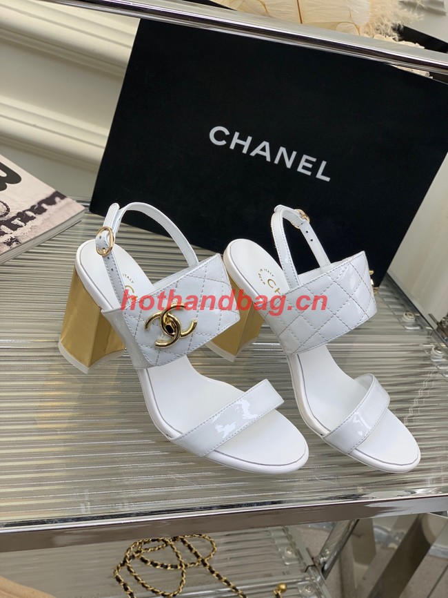 Chanel sandal heel height 8CM 92136-5