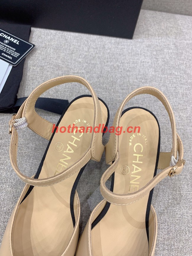 Chanel sandal heel height 8CM 92137-2