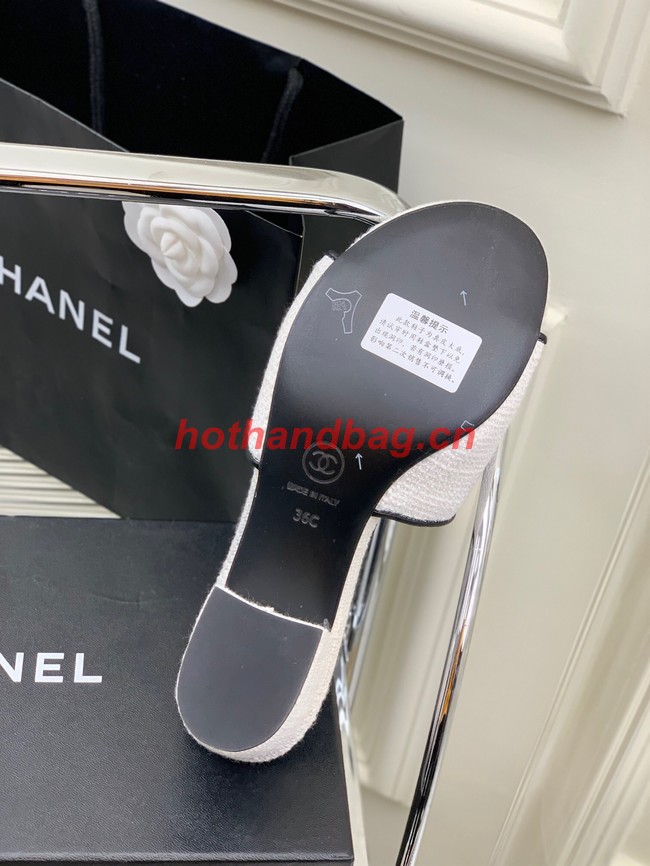 Chanel slippers heel height 5CM 92141-1