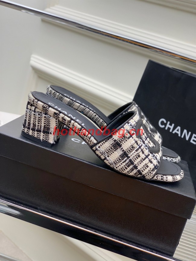 Chanel slippers heel height 5CM 92141-3