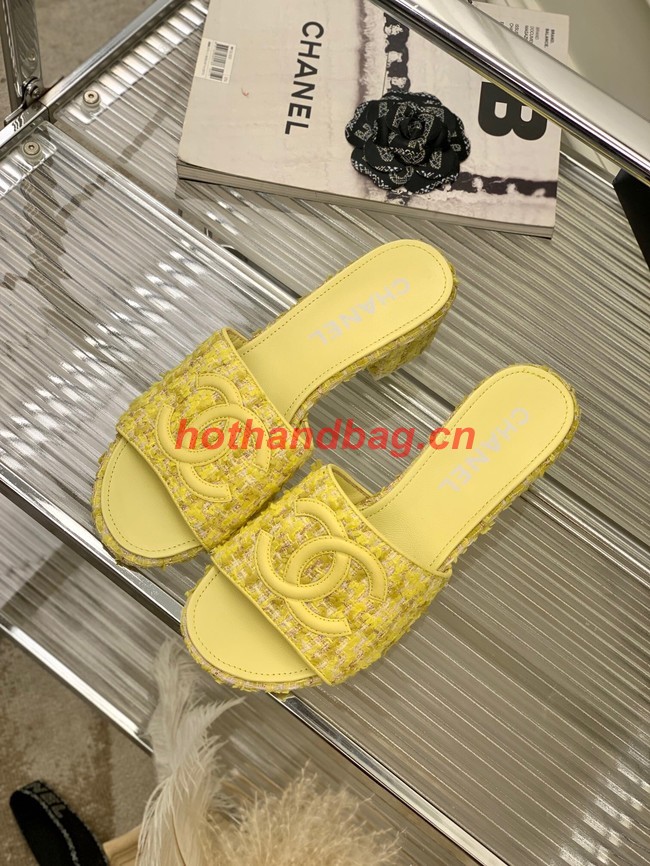 Chanel slippers heel height 5CM 92141-6