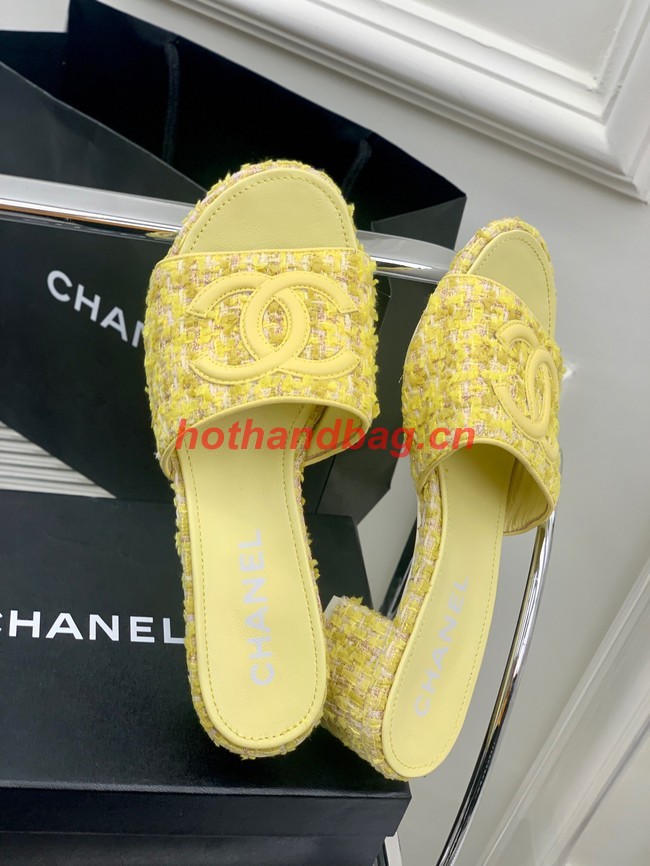 Chanel slippers heel height 5CM 92141-6