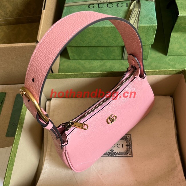 Gucci Aphrodite shoulder bag with Double G 739076 pink