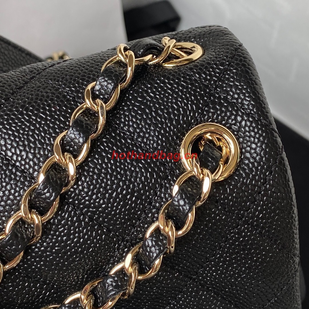 Chanel SMALL BACKPACK AS3860 black