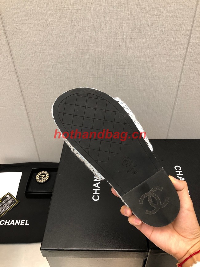 Chanel slippers heel height 3CM 93190-3