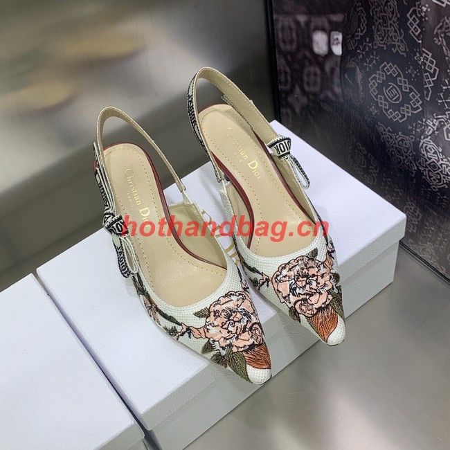 Dior JADIOR SLINGBACK PUMP heel height 6.5CM 93126-2