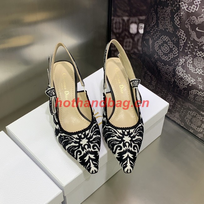 Dior JADIOR SLINGBACK PUMP heel height 6.5CM 93126-3