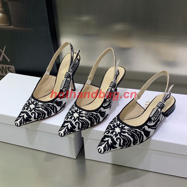 Dior JADIOR SLINGBACK PUMP heel height 6.5CM 93126-3