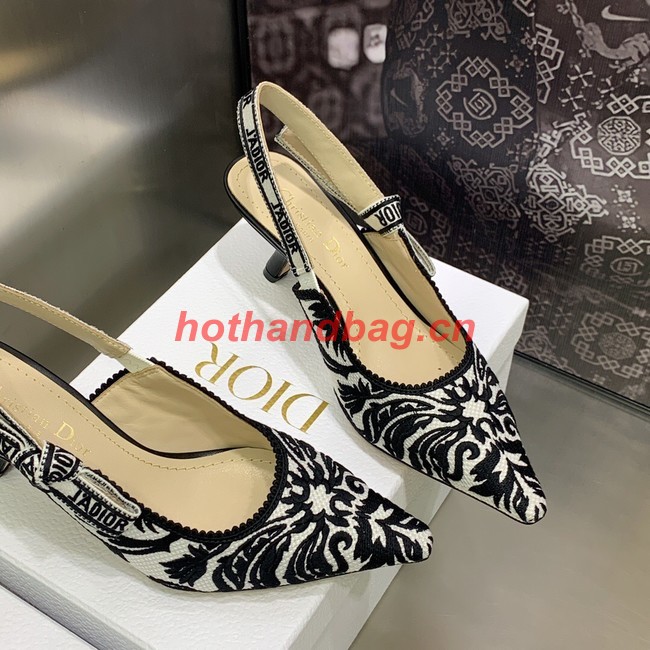 Dior JADIOR SLINGBACK PUMP heel height 6.5CM 93126-3