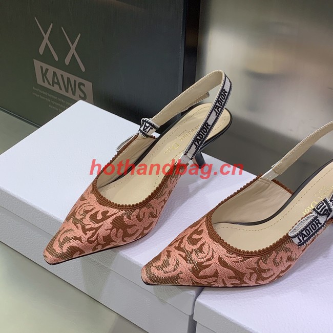 Dior JADIOR SLINGBACK PUMP heel height 6.5CM 93126-5