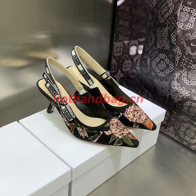 Dior JADIOR SLINGBACK PUMP heel height 6.5CM 93126-6