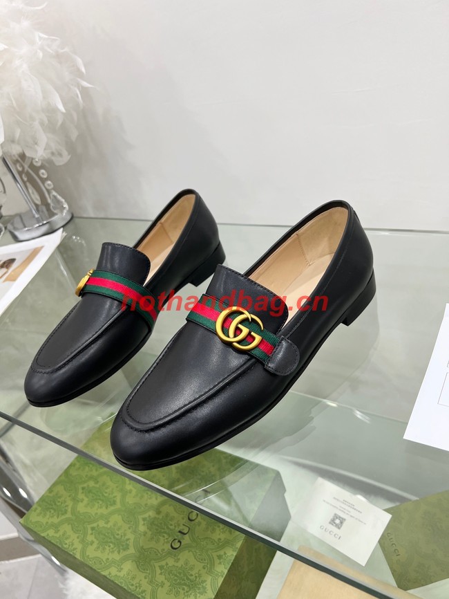 Gucci Womens leather Horsebit loafer 93141-1