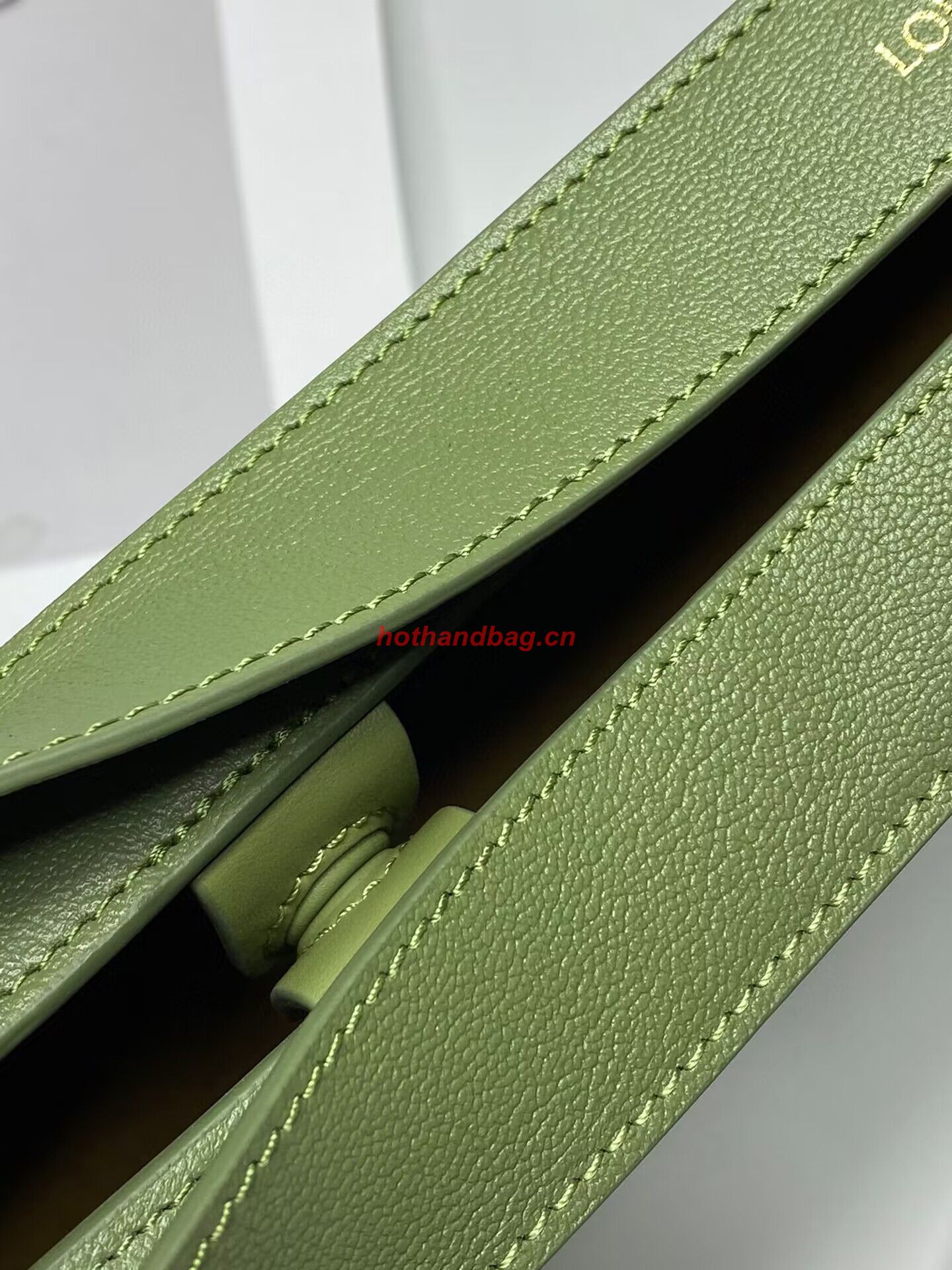 Loewe Original Leather Shoulder Handbag 3073 Green