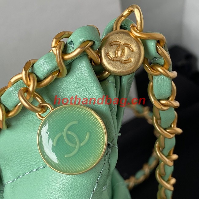 Chanel SMALL BUCKET BAG AS3793 Light Green