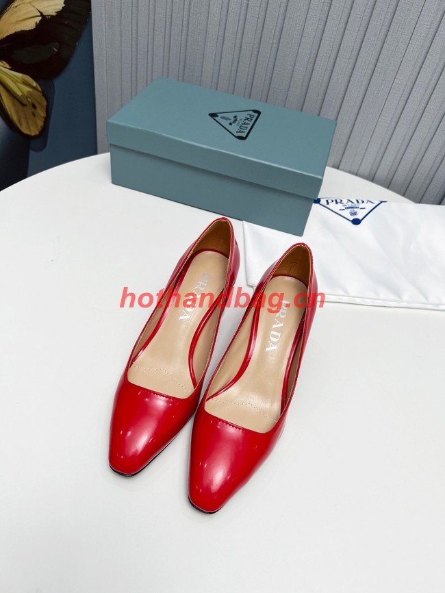 Prada Patent-leather slingback pumps 93175-3