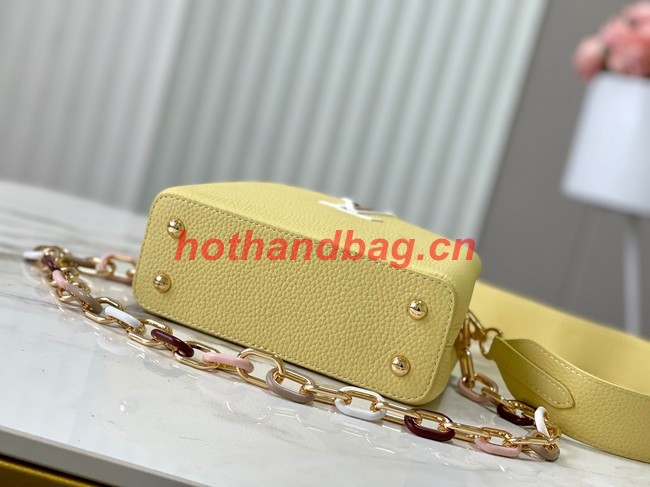 Louis Vuitton Capucines Mini M21798 Jaune Plume Yellow