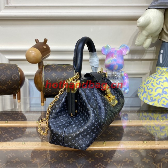 Louis Vuitton Monogram Clutch M22327 black