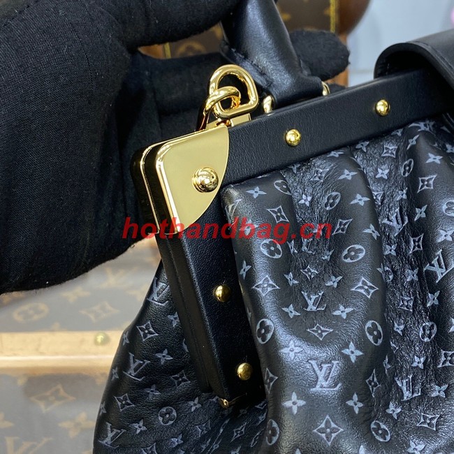 Louis Vuitton Monogram Clutch M22327 black