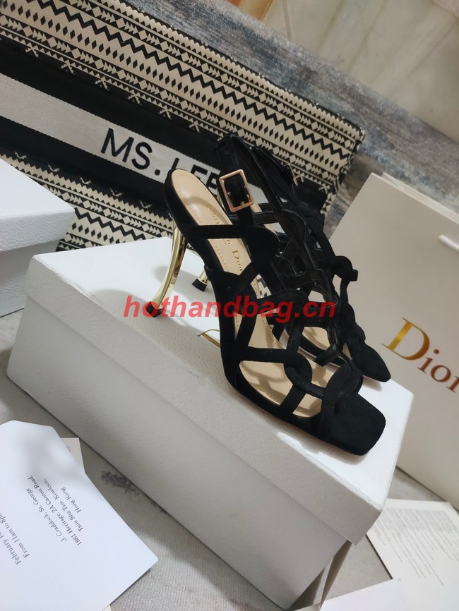 Dior D-FAME HEELED SANDAL Suede Calfskin 93202-1