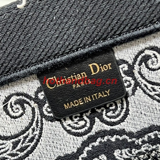 MEDIUM DIOR BOOK TOTE Embroidered M1296ZEC