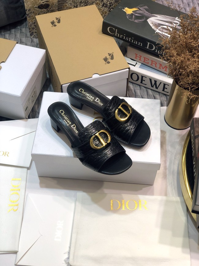 DIOR OR 30 MONTAIGNE HEELED SLIDE 93231-4