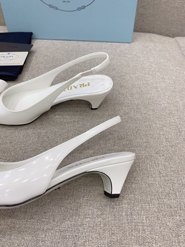 Prada Soft padded leather slingback pumps 93225-1