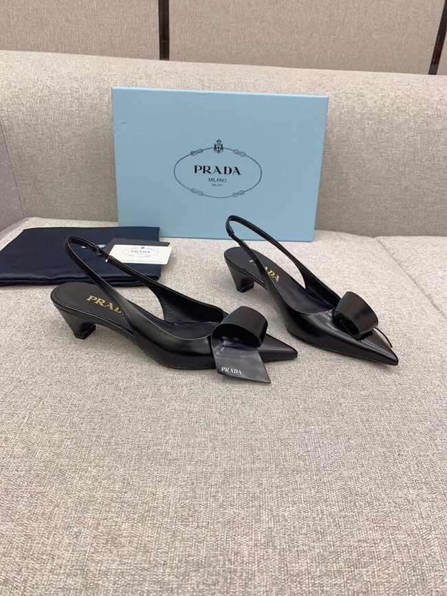 Prada Soft padded leather slingback pumps 93225-3