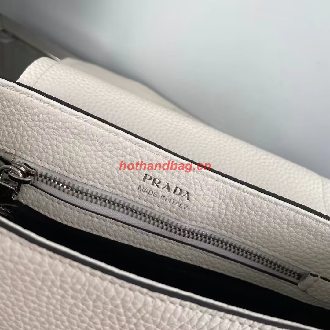 Prada Leather shoulder bag 1AD229 White