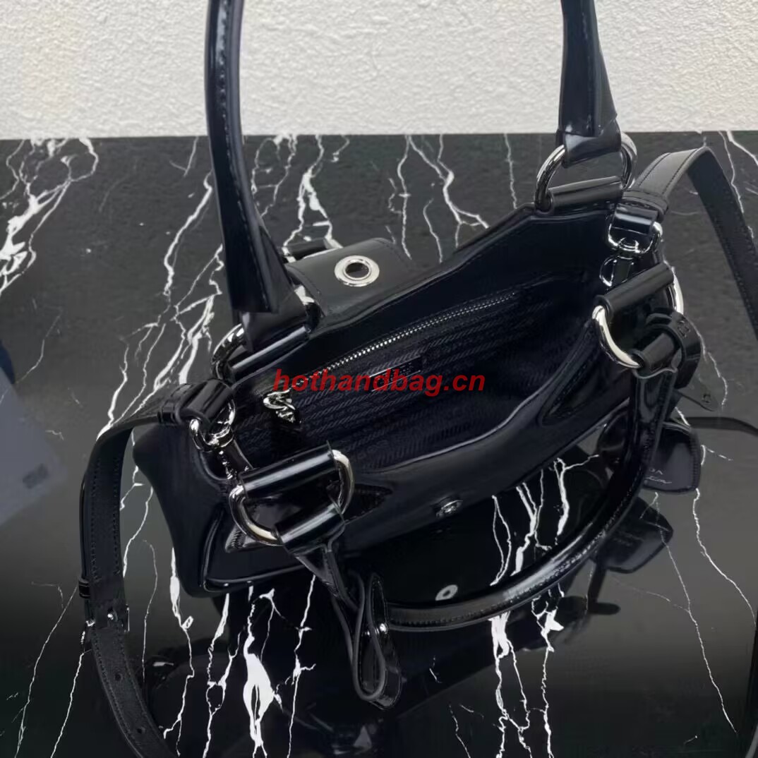 Prada Moon padded nappa-leather bag black