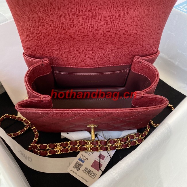 Chanel FLAP BAG AS3580 red