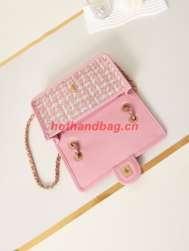 Chanel FLAP BAG AS3767 PINK