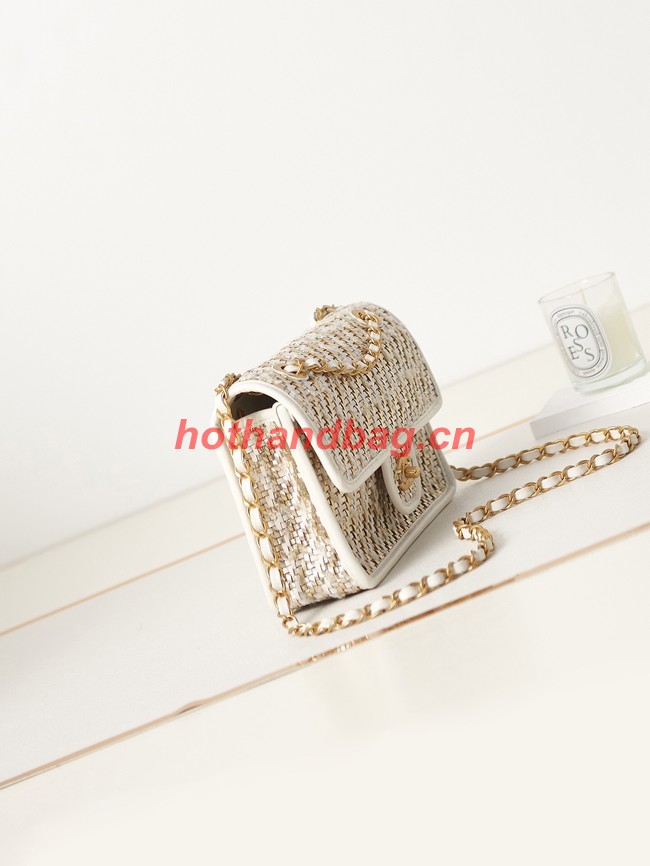 Chanel FLAP BAG AS3767 WHITE