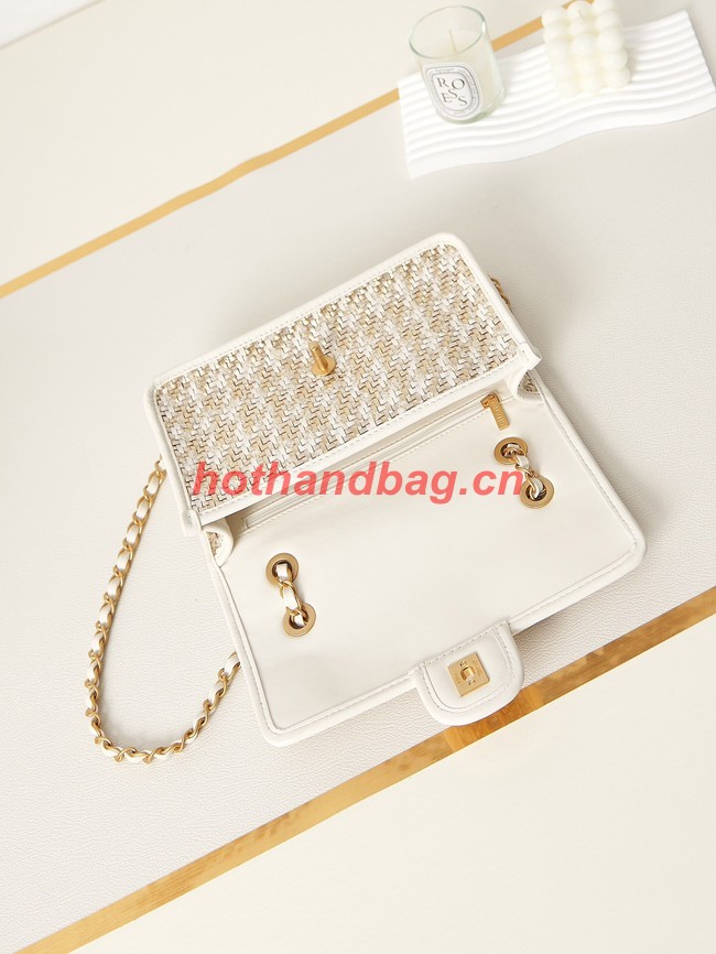 Chanel FLAP BAG AS3767 WHITE